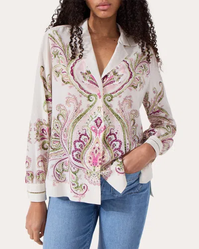 Hayley Menzies Women's Jimi Silk Shirt In Multi