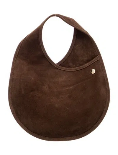 Pre-owned Hayward Suede Top Handle Bag In Brown