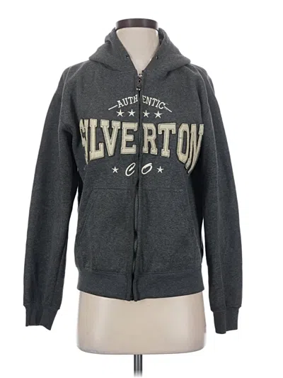 Pre-owned Hayward Zip Up Hoodie In Gray