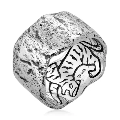 Haze & Glory Men's El Tigre Ring - Silver