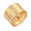 Haze & Glory Men's Feel Alive Ring - Gold In Gold