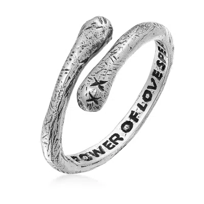 Haze & Glory Men's Round & Round Ring Silver