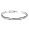 Haze & Glory Men's Silver Hook Bangle - Big In Silver