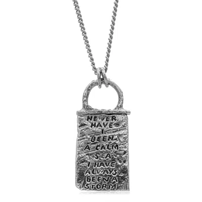 Haze & Glory Men's Silver Storm Necklace