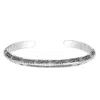 Haze & Glory Men's Silver The Azetec Bangle In Silver