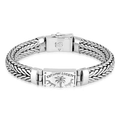Haze & Glory Men's Silver The Coconut Society Bracelet