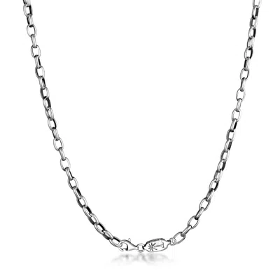 Haze & Glory Men's Silver The Coconut Society Link Chain