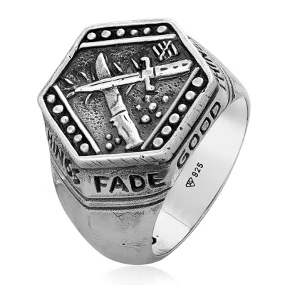 Haze & Glory Men's Silver The Dagger Ring