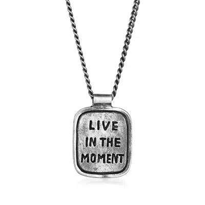 Haze & Glory Men's Silver The Moment Necklace