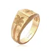 Haze & Glory Men's The Coconut Society Ring - Gold In Gold