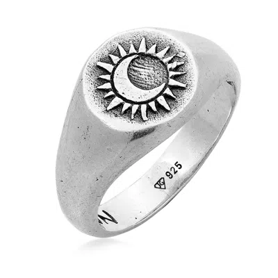 Haze & Glory Men's The Sacred Sun Ring - Black