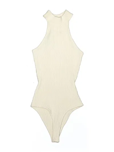 Pre-owned Hazel & Olive Bodysuit In White