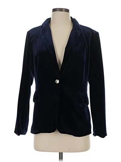 Pre-owned Hazel Blazer Jacket In Blue