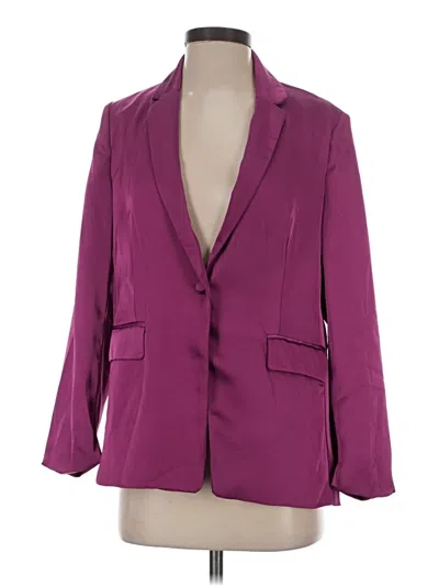 Pre-owned Hazel Blazer Jacket In Purple
