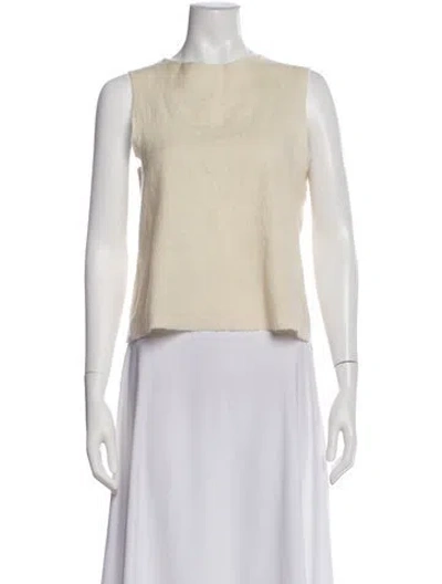 Pre-owned Hazel Brown Wool Crew Neck Top In Neutral