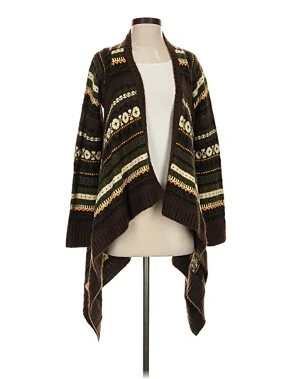 Pre-owned Hazel Cardigan Sweater In Brown