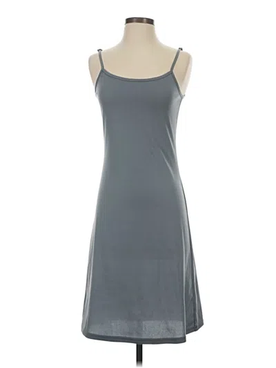 Pre-owned Hazel Casual Dress In Gray