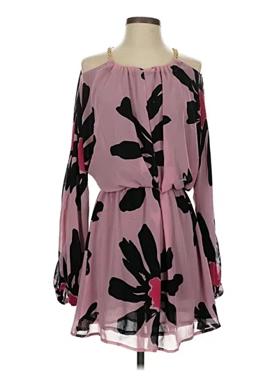 Pre-owned Hazel Casual Dress In Pink