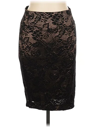Pre-owned Hazel Formal Skirt In Black