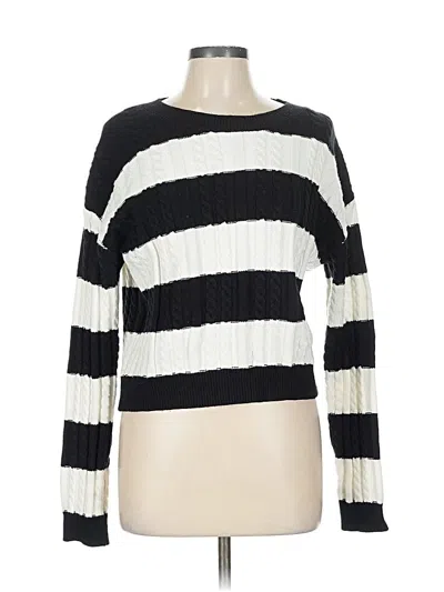 Pre-owned Hazel Pullover Sweater In Black