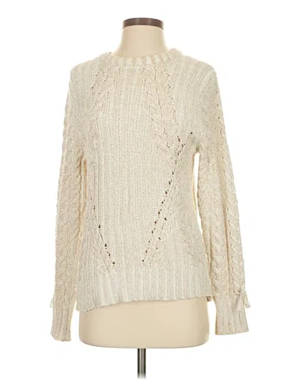 Pre-owned Hazel Pullover Sweater In Ivory
