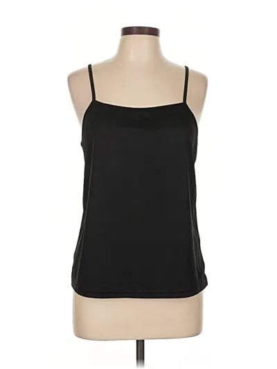Pre-owned Hazel Sleeveless Top Black Square Neckline Tops