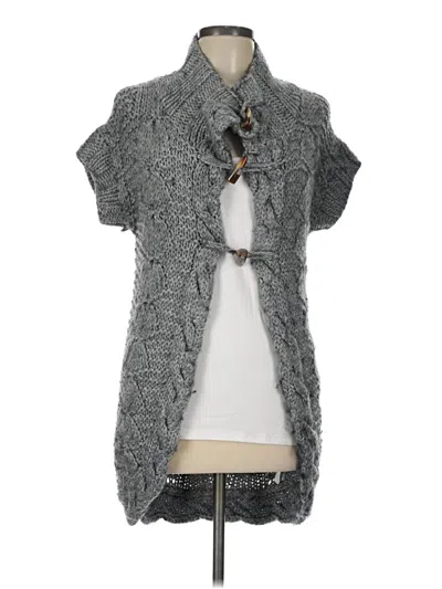 Pre-owned Hazel Sweater Vest In Gray
