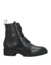 Hazy Woman Ankle Boots Black Size 6 Leather In Black