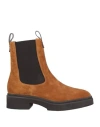 Hazy Woman Ankle Boots Camel Size 8 Soft Leather In Beige