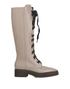 Hazy Woman Boot Dove Grey Size 11 Leather In Grey
