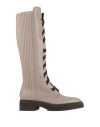 Hazy Woman Boot Dove Grey Size 11 Leather In Grey