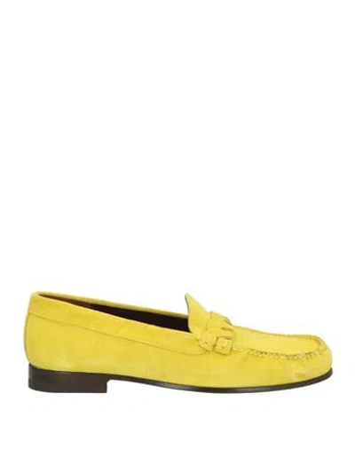 Hazy Woman Loafers Yellow Size 7 Leather In Multi