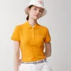 HAZZYS 【lconicT】素色短袖标志性Polo衫女抗紫外线夏季T恤,6920788650251632966