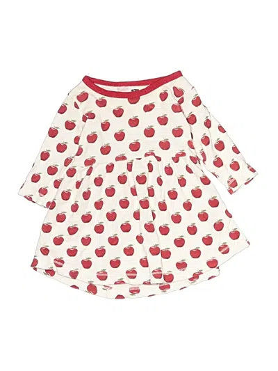 Pre-owned Hb Babies' 3/4 Sleeve Button Down Shirt In Red