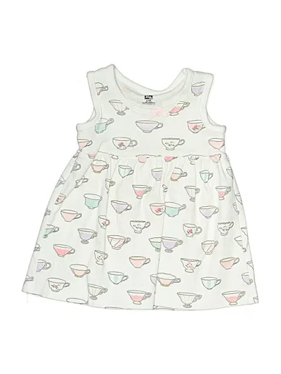 Pre-owned Hb Babies' Dress In White