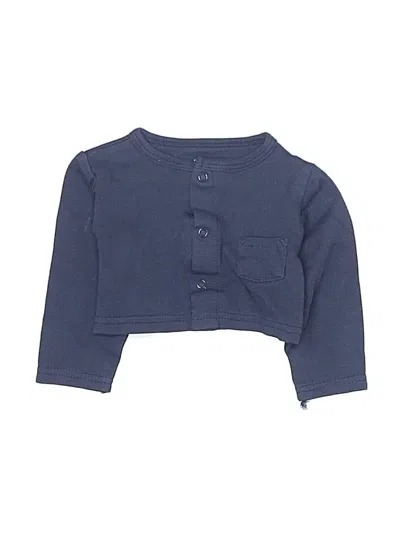 Pre-owned Hb Babies' Long Sleeve Henley In Blue