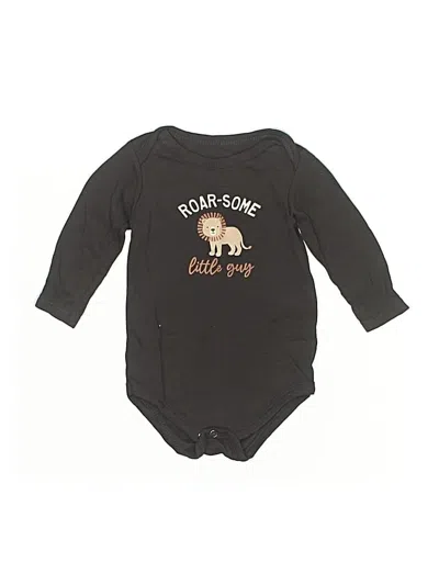Pre-owned Hb Babies' Long Sleeve Onesie In Black