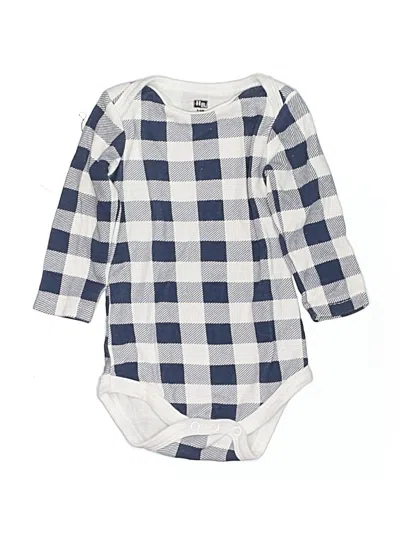 Pre-owned Hb Babies' Long Sleeve Onesie In Blue