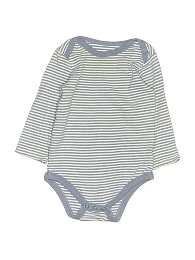 Pre-owned Hb Babies' Long Sleeve Onesie In Gray