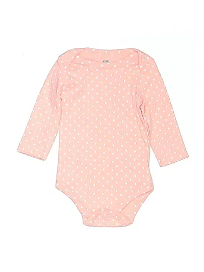 Pre-owned Hb Babies' Long Sleeve Onesie In Pink