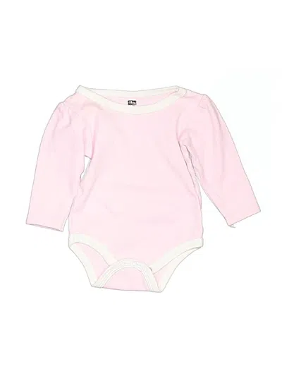 Pre-owned Hb Babies' Long Sleeve Onesie In Pink