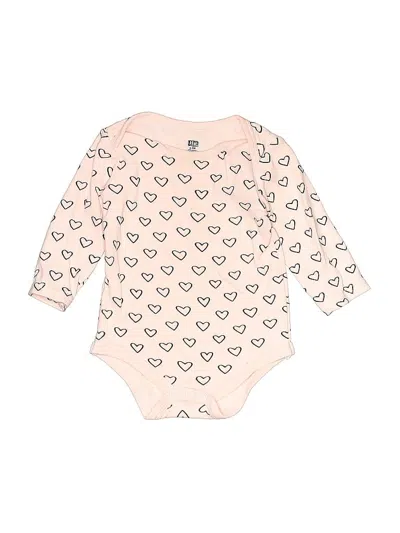 Pre-owned Hb Babies' Long Sleeve Onesie In Pink