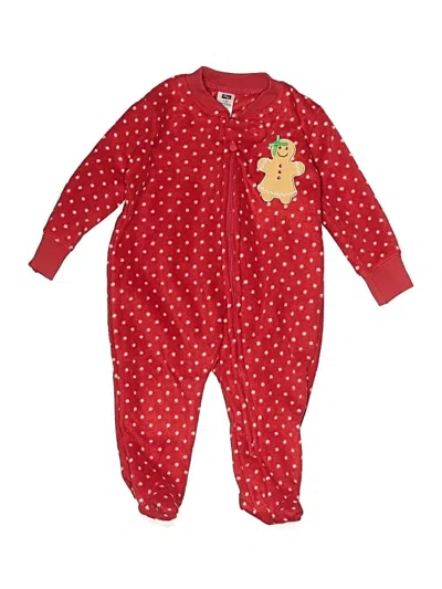 Pre-owned Hb Babies' Long Sleeve Outfit In Red