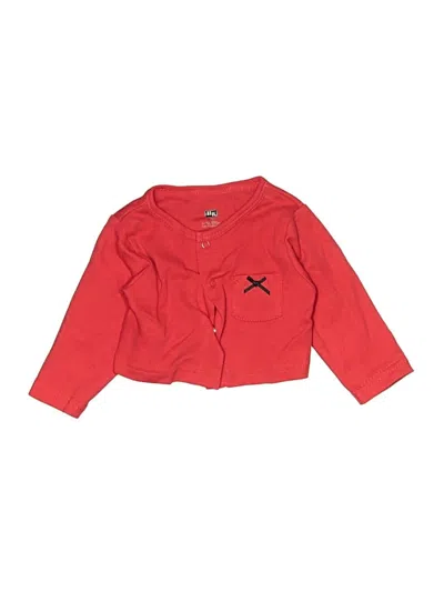 Pre-owned Hb Babies' Long Sleeve Polo In Red