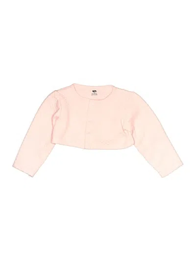Pre-owned Hb Kids' Long Sleeve Top Pink Crew Neck Tops