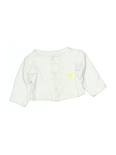 Pre-owned Hb Babies' Long Sleeve Top Yellow Square Neckline Tops