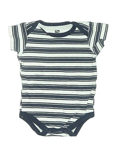Pre-owned Hb Babies' Short Sleeve Onesie In Blue