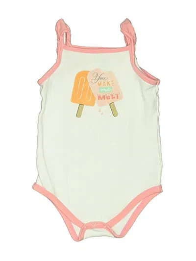 Pre-owned Hb Babies' Short Sleeve Onesie In Green
