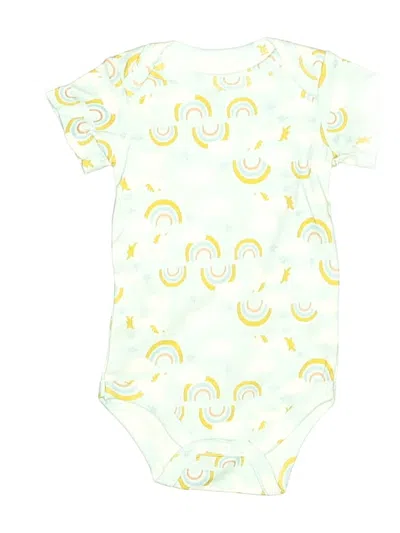 Pre-owned Hb Babies' Short Sleeve Onesie In Green