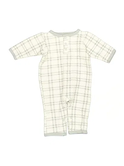 Pre-owned Hb Babies' Short Sleeve Onesie In Ivory
